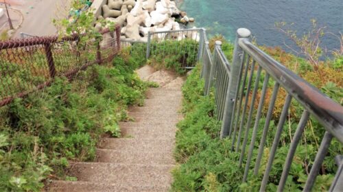 オロンコ岩の階段