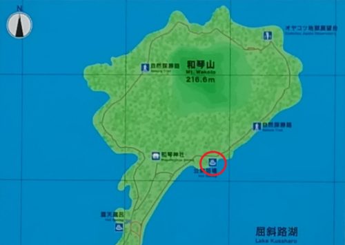 和琴半島の地図
