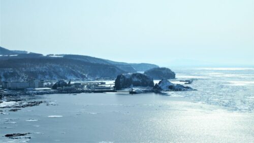 冬のプユニ岬